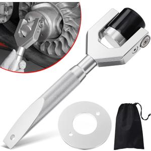 Benlari X3 Belt Changing Tool Kit Compatible with Can-Am Maverick X3/X3 MAX/RS/DS/TURBO/R 2017-2024 Clutch Removal Tool Fits 64"/72" Wheel Base Width (Silver)