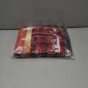 Marina Decoration Christmas Premium Luxury Decor Ultra Soft 100% Cotton Embroidered Bathroom Modern 3 Piece Towel Set, Red Black Plaid Snowman and Deer Pattern