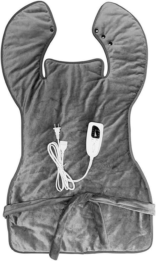ZTBH Portable Blanket Warm Heated Blanket, 94X56CM Soft Microwave Neck Shoulder Wrap Heating Pad Blanket