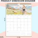 3 x Calendar 2026-2027, Monthly Desk Calendar from July 2026 to December 2027, 15" x 12", Large Desktop Calendar Monthly, Perfect for Home or Office,Bible