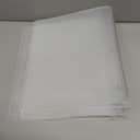 Crtiin 6 Pack Clear 3 Ring Binder, Plastic 3 Holes Binder, O Ring, 0.5 Inch