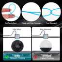 IEMAI TPU 95A 3D Printer Filament 1.75mm, Flexible & Soft Polyurethane, +/- 0.02mm Dimensional Accuracy, 1KG Spool (2.2lbs), Compatible with Most FDM Printers, Black