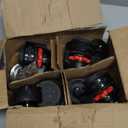 Leveling Stem Casters with Nylon Wheel and Rubber Foot,Heavy Duty Leveling Casters,Retractable Workbench Caster,Loading Capacity 2200 Lbs-4PCS(2 INCH)