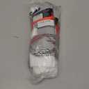 Loose Fit Stays Up Men's and Women's Medical Socks (Pack of 3) Made in USA. Cushioned Sole (X-Large, White)