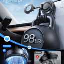 MRGLAS 2026 Upgraded Vacuum for Magsafe Car Mount, Phone Holders for Your Car Ultra Magnetic, 360 Adjustable Suction Cup Truck Golf Cart Accessories for Men Women,for iPhone 17 16 15 14 13 12 Pro Max