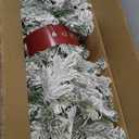 Vickerman 9' x 14' Flocked Kiana Artificial Christmas Garland, Warm White Wide Angle 3mm Low Voltage LED Lights. - Faux Flocked Christmas Garland - Indoor Seasonal Home Decor