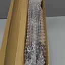 Geelin 4 Pack Plant Hanger with Wood Base Hanging Window Planter Boho Macrame Hanging Potted Plant Holders for Indoor Outdoor Window Wall Ceiling Home Decoration, Pot & Sapling Not Included (Khaki)