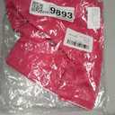 Satin Mini Skirt High Waisted Silk Skirts for Women Trendy Solid Color Short Skirt (Pink, XL)