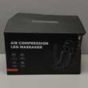 Leg Massager with Heat and Compression, Foot and Full Leg Massager for Circulation and Pain Relief, Sequential Compression Boots with 6 Modes, 6 Intensity, 3 Heat, Gifts for Mom, Dad, Athletes (Black Yellow)