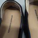 Amazon Essentials Women's Knit Ballet Flat (9 Wide, Black)