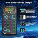 SK9 Portable Handheld Voice Changer Set with Live Sound Effects for Karaoke, Broadcasting, Living, Singing, Recording, Gaming, Gift