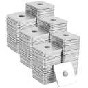 SHEUTSAN Square Washers Plate, 1/2 Inch ID, 2x2 Inch OD, 1/8 Inch Thickness, 60 Pieces