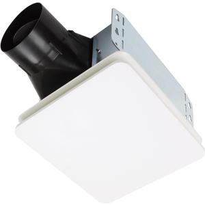 Broan-NuTone Bathroom Exhaust Fan Easy Retrofit Without Attic Access, Ultra Quiet 0.9 Sones, Effective Ventilation at 60 CFM ENERGY STAR Certified Moisture and Odor Control