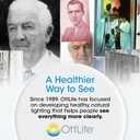 OttLite Vibe LED Ring Light, Rechargeable and Portable, 3 Color Temperatures, Book Light, Table Lamp Reading, Work, Desk Lamp for Home Office or Bedside