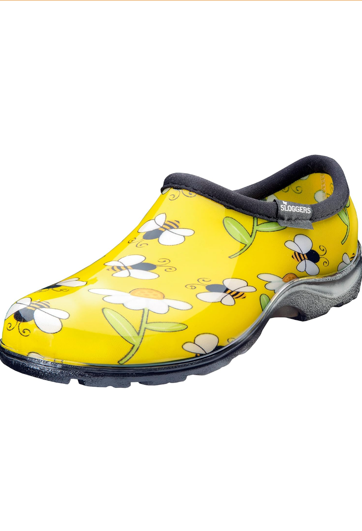 Sloggers Original Waterproof Rain and Garden Shoe for Women– Outdoor Slip-On Garden Clog - Made in The USA with Premium Comfort Insole and Arch Support, Size 11