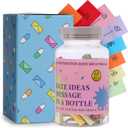 Pack of 2 Date Ideas Message in a Bottle,60+ PreWritten Date Night Ideas for Boyfriend and Girlfriend,Bridal Shower Gift,Bridal Shower Gift,Couples Gift Ideas,Valentine's Day Gift.