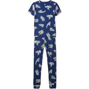 GAP Boys' Toddler Short Sleeve Pajama Set (12, Dinosaur)
