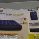 Intex 64758E Dura-Beam Standard Downy Air Mattress: Fiber-Tech, Full Size, 10in Bed Height, 600lb Weight Capacity, Pump Sold Separately