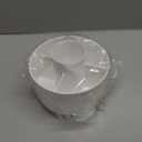 Marbrasse Desk Organizer, 360-Degree Rotating Pen Holder, Desk Organizers and Accessories with 5 Compartments Pencil Holder, Art Supply Storage Box Caddy for Office, HomeWhite