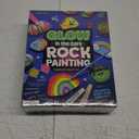 Dan&Darci Kids Rock Painting Kit - Glow in The Dark - Christmas Gifts Arts & Crafts for Boys and Girls Ages 6-12 - Craft Activities Kits - Creative Art Toys for 6, 7, 8, 9, 10, 11 & 12 Year Old Kid