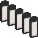 (5 Pack) N20 Plus HEPA Filter Compatible With ECOVACS DEEBOT N20 Plus/ N20 Pro Plus/ X1 Omni/ T10/ T10 Plus/ T10 Turbo/ T10 Omni, Robot Vacuum Filter Kit, Replacement Filters Accessories, Black