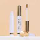 2 x Brownish Red Liquid Matte Lip Liner Stain Peel Off with Tweezer, Long Lasting, Waterproof New Gold Matte Lipstick Lip Gloss Tattoo for Women, Smudge-proof Non-Stick Cup Lip Tint Makeup 02# (0.14 Fl Oz (Pack of 1))