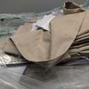 Extra Wide Burly Wood Birch Blackout Sliding Glass Door Curtains 90 Inches Long 2 Panels Set, Memory Trained Pinch Pleated Linen Double Layer Black Out Heat Blocking Modern Curtain with Hook 70W x 90L