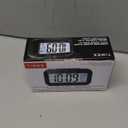 Timex Alarm Clock with Temperature Sensor and Large Display, Battery Operated for Bedroom Runs on 3 AAA Batteries (T108BC) (T108)