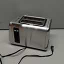 Inspirex Touch Screen Toaster - 2 Slice Extra-Wide Slots - 5 Bread Type and 6 Browning Levels - Defrost, Reheat, Favorite, Single Slot Settings - Stainless Steel