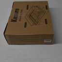 Kitsure Dish Drying Rack for Kitchen Counter, Stainless Steel Sink Organization and Storage Essentials with Cutlery Holder, Home and Appartment Decor, 12.7''W x 16.7''L, Black