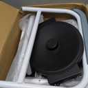 Adjustable Medical Bedside Commode Chair with Padded Backrest, Drop Arm Support, Height Adjustable Grey