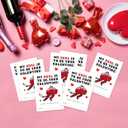 Hockey Valentine's Day Cards for Kids Classroom, Pack of 30 Classroom Valentines Cards, School Exchange for Boys and Girls, Valentine's Day Gift Tags for Class- QR03