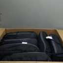 Amazon.com: IASEAHK Chair Cushions for Dining Chairs, Dining Chair Cushions, Tufted Indoor Chair Pads with Ties & Non Slip Backing, Seat Cushions for Kitchen Chairs 16.5 x 16.5 x 3.5, Set of 6, Black : Home & Kitchen