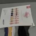 ELACUCOS 6 Pack Women's Thongs Cotton Breathable Panties Bikini Underwear (Large)