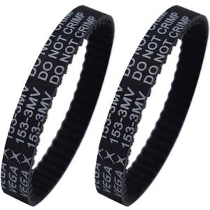 153-3MV-7 Short Belt Replacement for Shark Vacuum AZ2002 AZ2000 AZ2000W AZ2000WWK HZ2002 HZ2000 LA502 LA500 LA455 UV850 Front Soft Brush Part 153-3GT-7