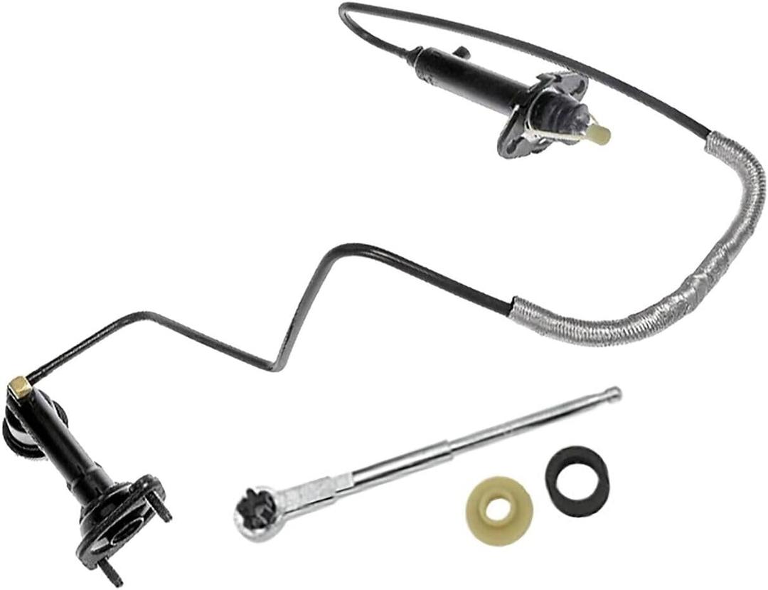 Clutch Master and Slave Cylinder Assembly Replacement for 1997-2002 Jeep Wrangler 2.5L 4.0L CC649041 136.67719 52107652AB