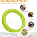 PetSpy Dog Training Ring for Outdoor Fitness Floatable Pulling Toy and Flying Disc Interactive Play Tool for Small Medium Large Dogs