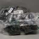 Exclusivo Mezcla Fleece Throw Blanket for Couch, Super Soft Striped Jacquard Bed Blanket, Lightweight Fuzzy Cozy for All Seasons, 50x60 Inches, Olive Green