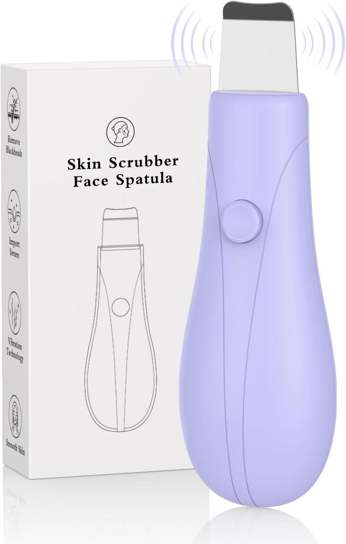 2 x Blackhead Remover Tools, Black Head Remover for Face and Nose, Deep Pore Cleaner for Daily Skin Care, Skin Care Tools for Men and Women, Travel Blackhead and Whitehead Removal (Purple)