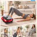 Whole Body Vibration Plate for Lymphatic Drainage,999Speed Levels,330/400lb, Remote Control, 3 Auto Programs Shake Plate, Anti-Slip Platform, Home Workout Equipment with Resistance Bands, Power Plate