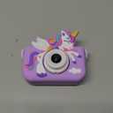 Unicorn Toys Camera for Kids Girls Age 3-8, Toddler Kids Digital Camera Christmas Birthday Gifts for 3 4 5 6 7 8 Years Old Girl, Cute Selfie Video Camera, HD 1080P, 32GB SD Card, Purple