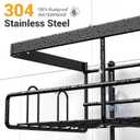 AKTECKE Shower Caddy Hanging Bathroom Organizer: Rustproof Shelf for Inside Shower - No Drilling Racks Over Showerhead - Bath Shelves for Shampoo Soap