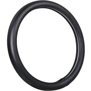 VARGTR Car Steering Wheel Cover,Universal 15 Inch Premium Leather Car Steering Wheel Cover,Best Grip,Perforated Design,Breathable,Non-Slip,Sweat-Absorbent,Warm in Winter and Cool in Summer (Gray)