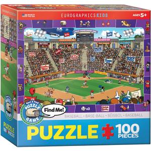 Baseball - Spot and Find 100-Piece Puzzle, Star