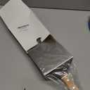 Smash Burger Spatula, Premium Large Meta Spatula - 6x5 inch Extra Wide Spatulas for Griddles & Grills, Steel Heavy Duty, Wooden Handle 1pcs