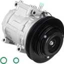 Air Conditioner AC Compressor with Clutch for Toyota Corolla 1.6 1.6L 1989-1997, for Corolla 1.8L 1993-1997, for Geo Prizm 1.6 89 90 91 92