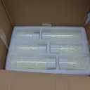 36 PCS Ivory White Pillar Candles with Glass Candle Holders Clear Hurricane Candle Holders Glass Cylinder Vases for Centerpieces Wedding Party, Event, Home Office (18 Candles+18 Candle Hoders)