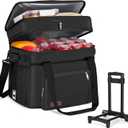MIYCOO Cooler Bag Double Deck - 60 Can Leakproof Insulated Portable Soft Lunch Cooler, Extra Large Expandable Ice Chest Cooler for Beach, Picnic, Camping, Shopping