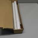 Closet Rods for Hanging Clothes, 17 to 54 Inch Heavy Duty Stepless Adjustable Closet Hanging Rod, 1.3 Inch Diameter Metal Closet Rod for Wardrobes Laundry Bedroom RV (Matte White)