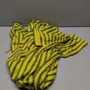 Acelitt Women Casual Drawstring Elastic Waist Loose Wide Leg Striped Pants with Pockets (Medium, Yellow)